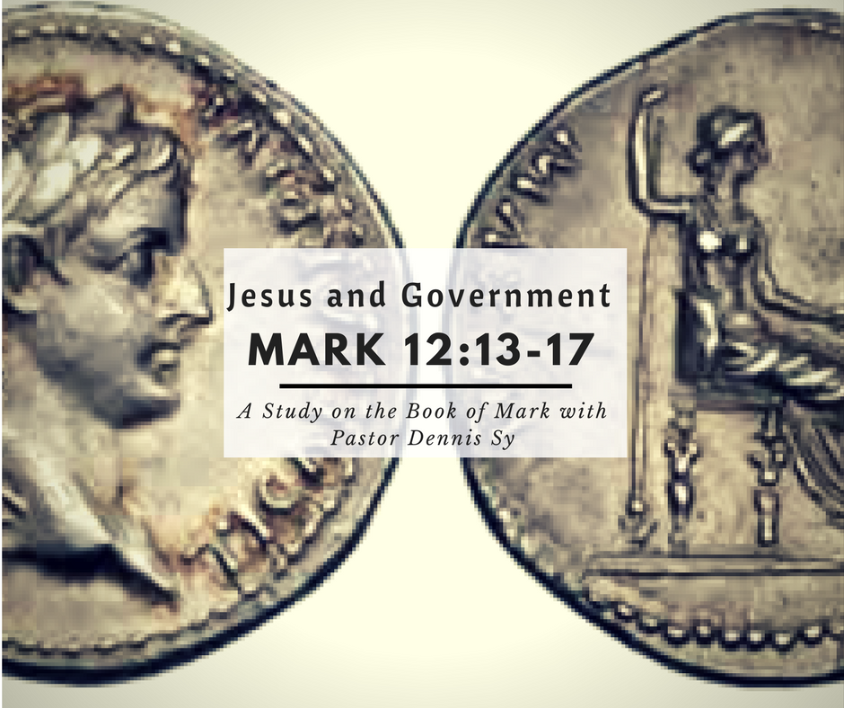 Mark 12:13-17  Give to Ceasar